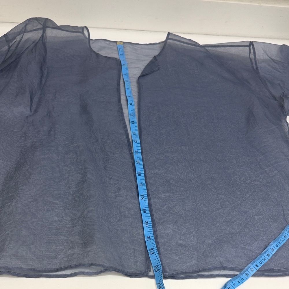 Eileen Fisher Elegant BlueGray Women's Skirt Set - Picture 7 of 16